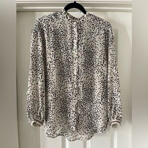 Max Studio Polka Dot Blouse